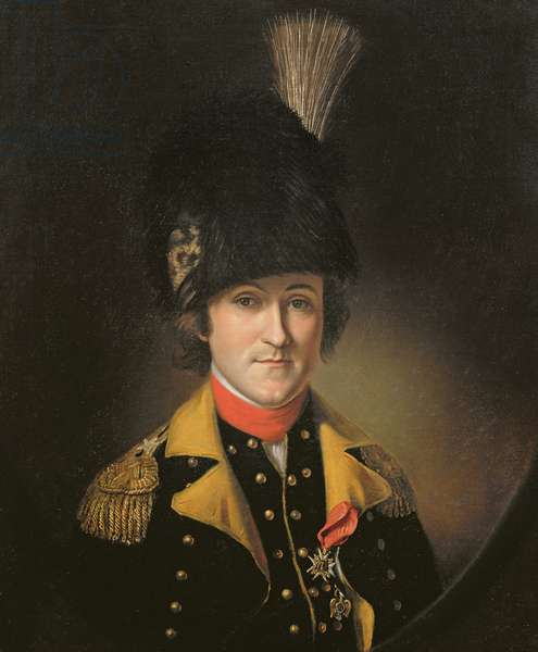 Charles Armand Tuffin (1751-93) Marquis de la Rouerie (oil on canvas)